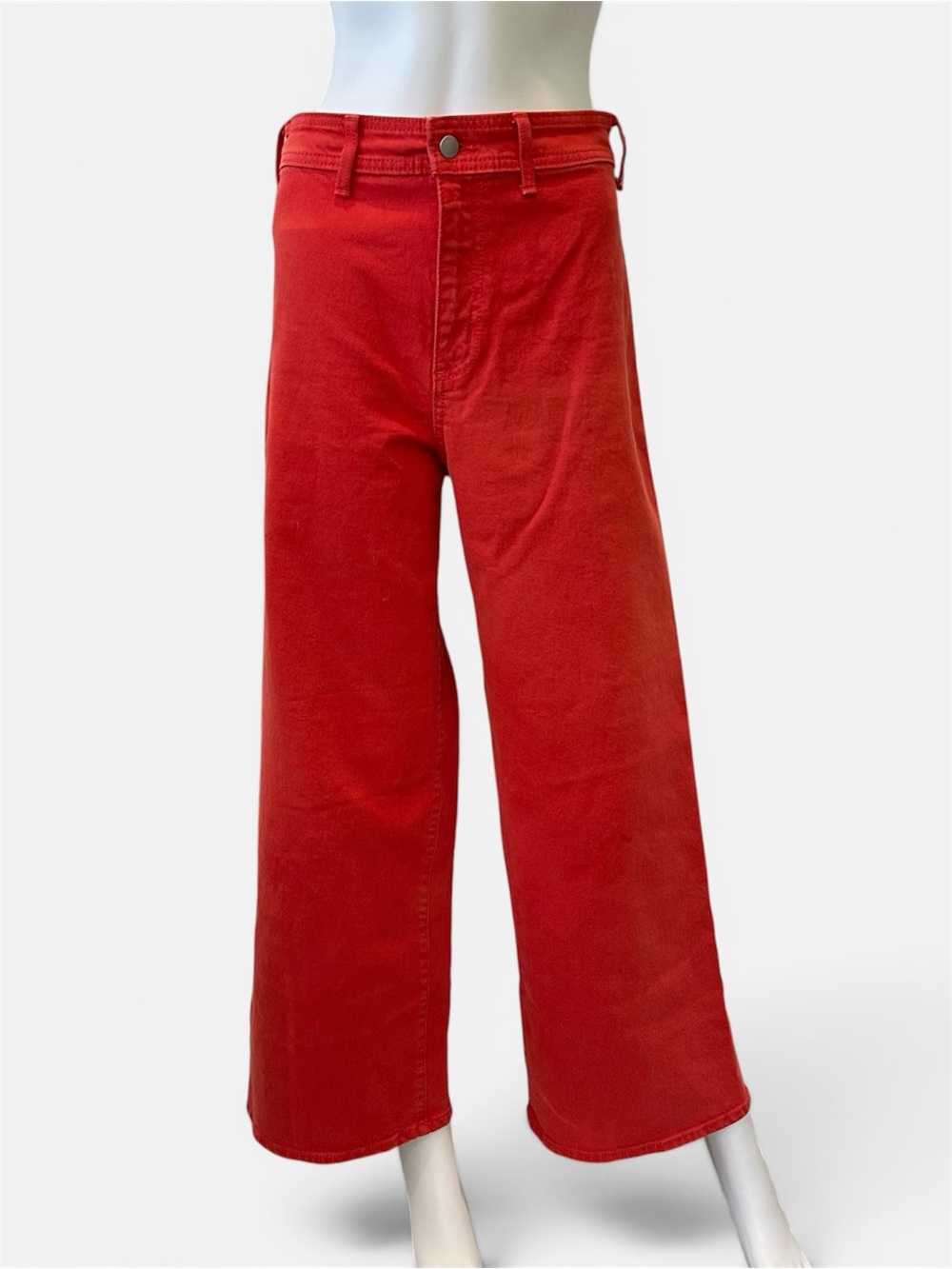 Universal Thread Wide Leg, High Waist Red Denim Pants size 6